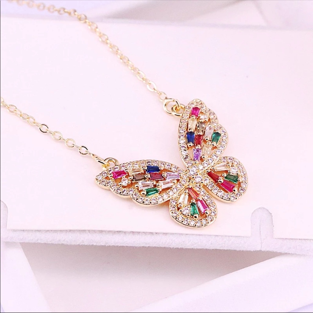 Brand New Butterfly Necklace